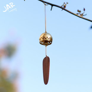 JAR CAMPING户外露营原创设计小鸟黄铜风铃户外铃纯铜庭院挂铃