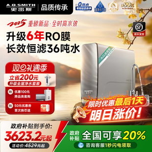 AO史密斯佳尼特反渗透净饮机净水器蓝鲸2800Pro 全国补贴20%