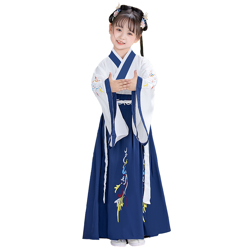 汉服男童国学服装儿童古装古风