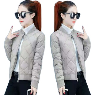 内胆羽绒棉服女冬装款洋气轻薄保暖小个子短款胖球服外套短装棉袄