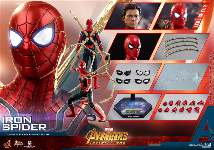 神秘博物馆 HotToys MMS482 复仇者联盟3 钢铁蜘蛛侠 蜘蛛侠|ruв категории плесень играть/Аниме/вокруг/cos/настольные игры, руки/яйцо/кукла/BJD/солдат, солдат зоны - от Buy2taobao.com для оказания профессиональной услуги покупки агента Taobao