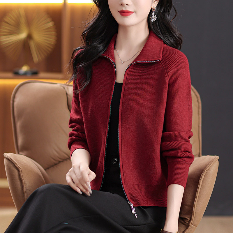 韩版小个子针织开衫外套