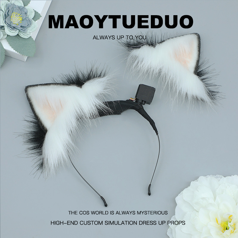 【可动兽耳合集】可充电可拆卸头箍可动猫耳发饰电动猫咪耳朵发箍