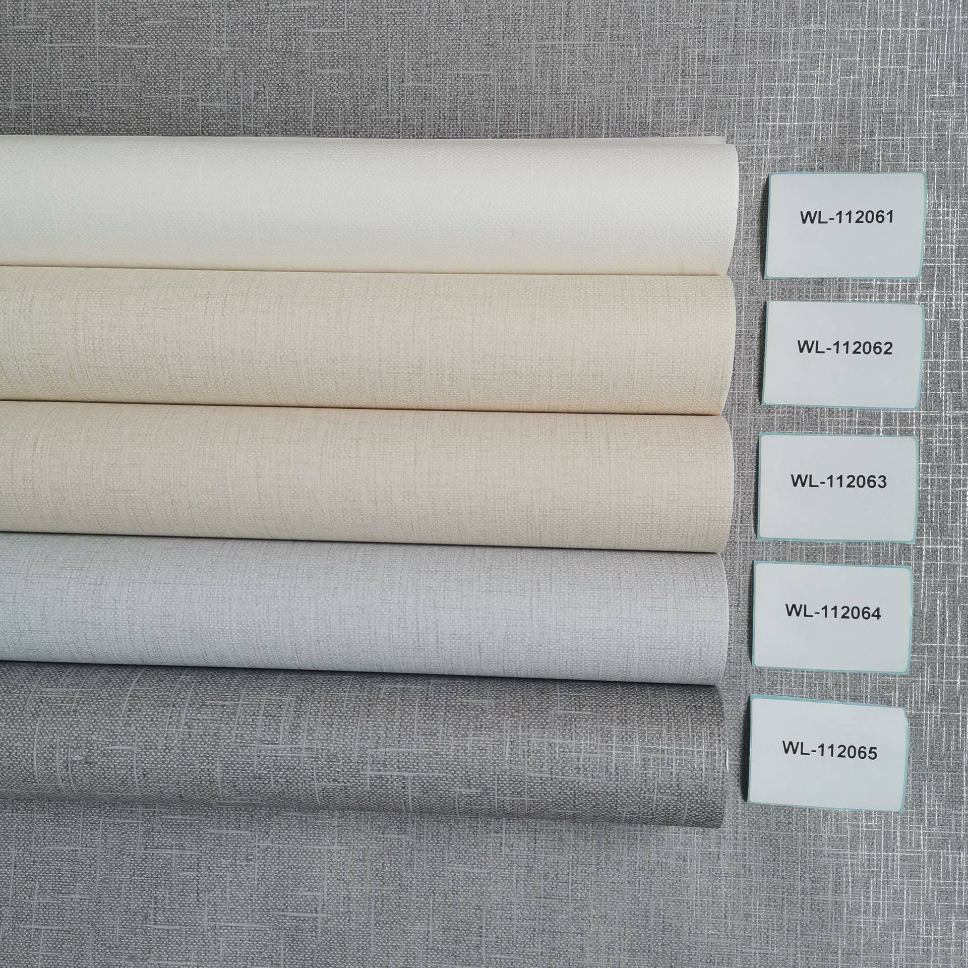 简约现代轻奢工程酒店宾馆客厅卧室素色环保无纺壁纸新中式墙纸