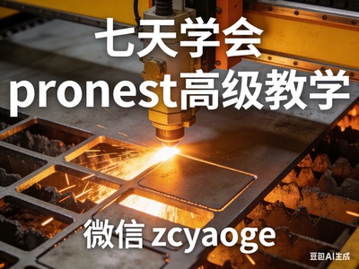 零基础七天学会pronest排版到高级教学 一对一手把手远程教学
