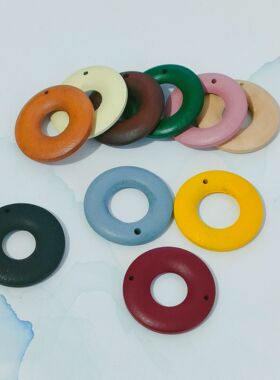 安修木圈木环diy手工百搭饰品