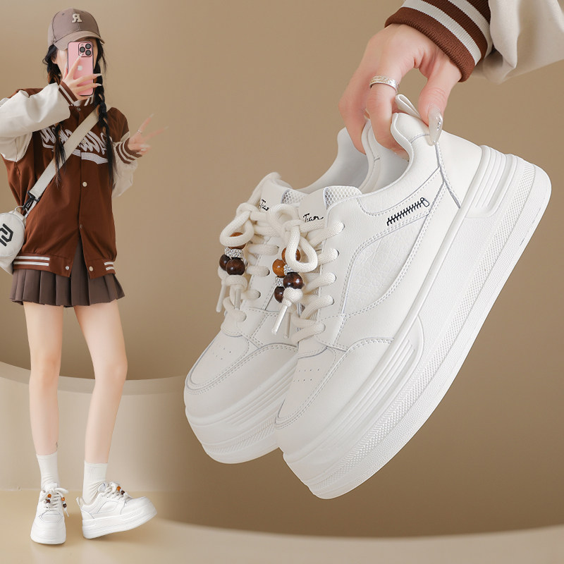 2026春季新款小白鞋女透气百搭板鞋街拍韩版ins女学生休闲运动鞋,女鞋,时尚休闲鞋,淘宝优惠券,粉丝福利购,淘宝优惠卷