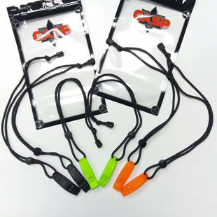 TAE科技装备救援求生哨子CASP黑绿橙色双孔哨子教官随身物品装备