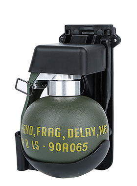 M67模型MOLLE套装仿真手雷弹模型塑料影视道具战术装扮中空可填充