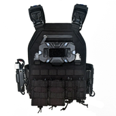 龙章御战术马甲快拆背心多功能轻量化耐磨牢固透气训练户外执勤黑