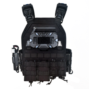 龙章御战术马甲快拆背心多功能轻量化耐磨牢固透气训练户外执勤黑