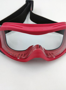 正品BOLLE护目镜消防员亚洲版红色灭火高温阻燃耐磨防雾头戴眼镜