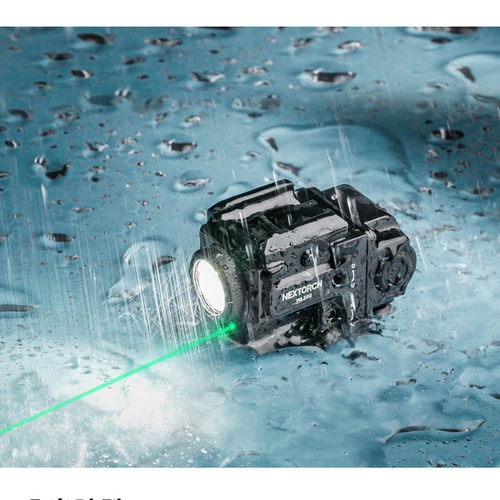 WL22双光源合下挂灯战术手电紧凑型激光瞄准露营户外夜晚训练白光