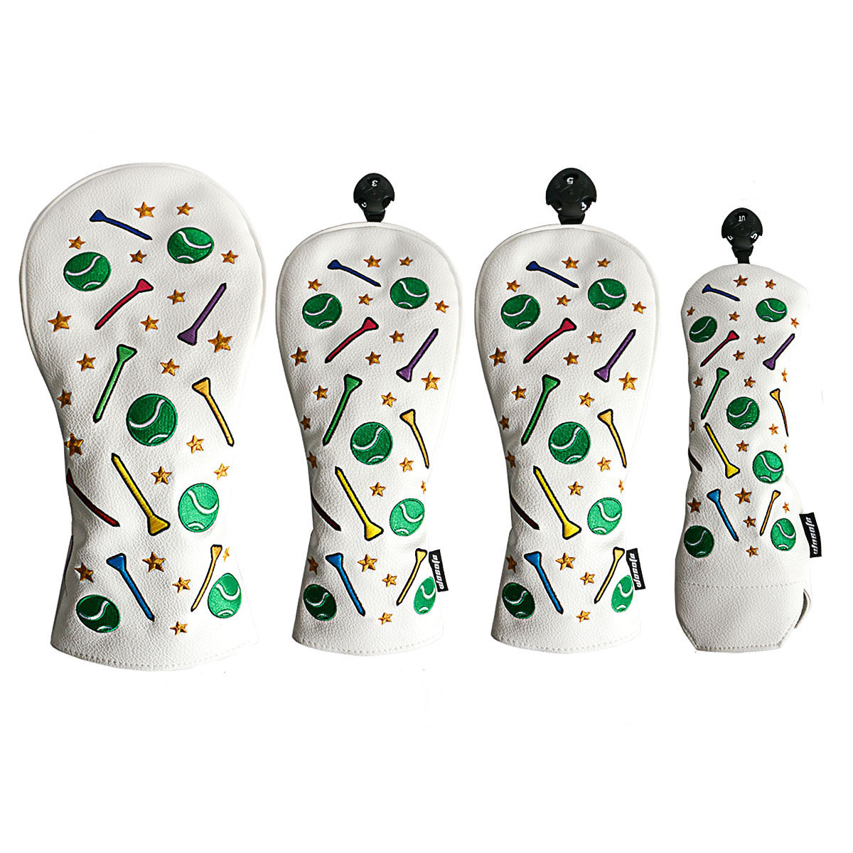 新款高尔夫球杆帽套 一号木杆套 球道木UT混血杆保护套球钉图案,运动/瑜伽/健身/球迷用品,高尔夫杆套,淘宝优惠券,粉丝福利购,淘宝优惠卷