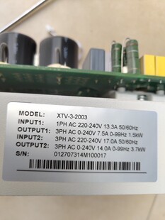 XTV-3-2003变频器/NS3T552M1/西继迅达电梯变频器/02011208