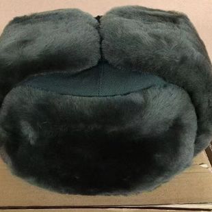 栽绒雷锋帽抗寒棉帽皮帽 寒区皮帽子 东北棉帽 抗寒大耳朵棉皮帽