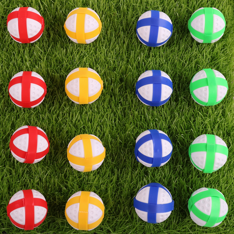 HOW TRUE新款高尔夫球投掷粘粘球尼龙魔术贴飞镖盘沾靶球golf用品