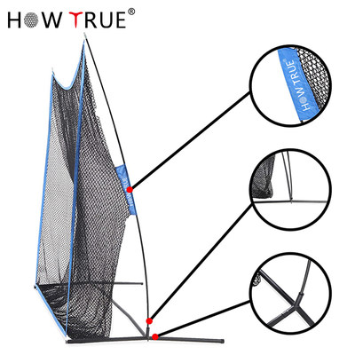 直销HOW TRUE高尔夫练习网室内室外挥杆打击笼练习网套装便携组装