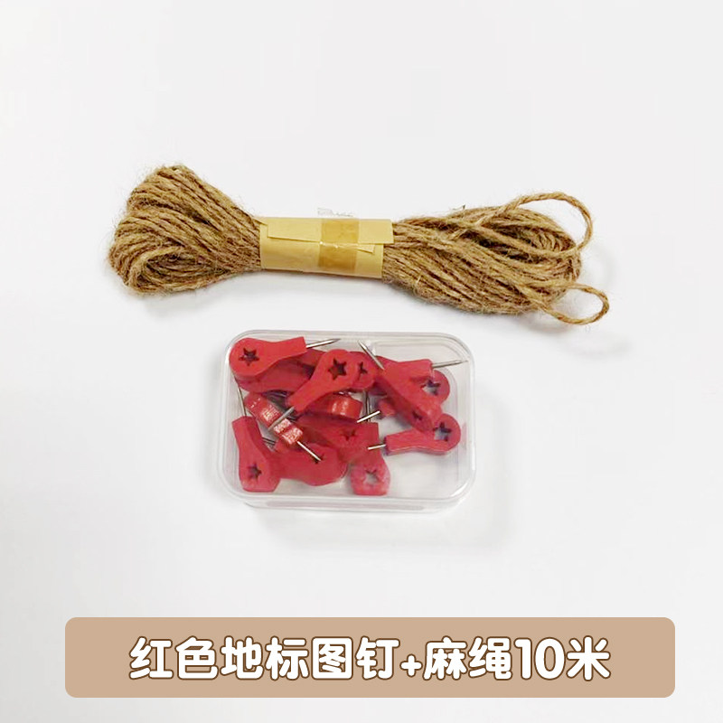 照片墙透明图钉木质图钉不伤照片图片