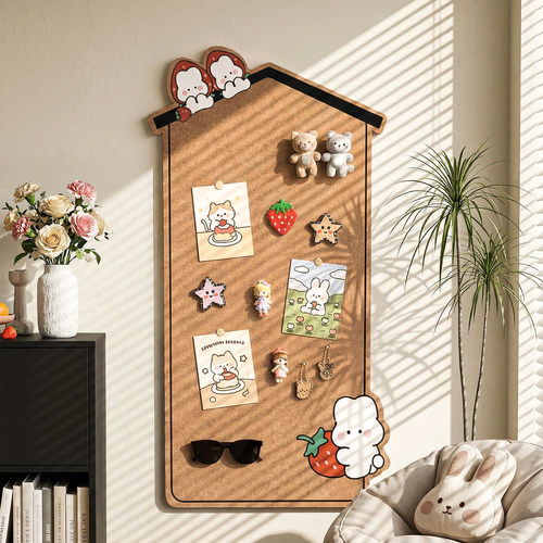 毛毡板照片墙拼豆免打孔展示板