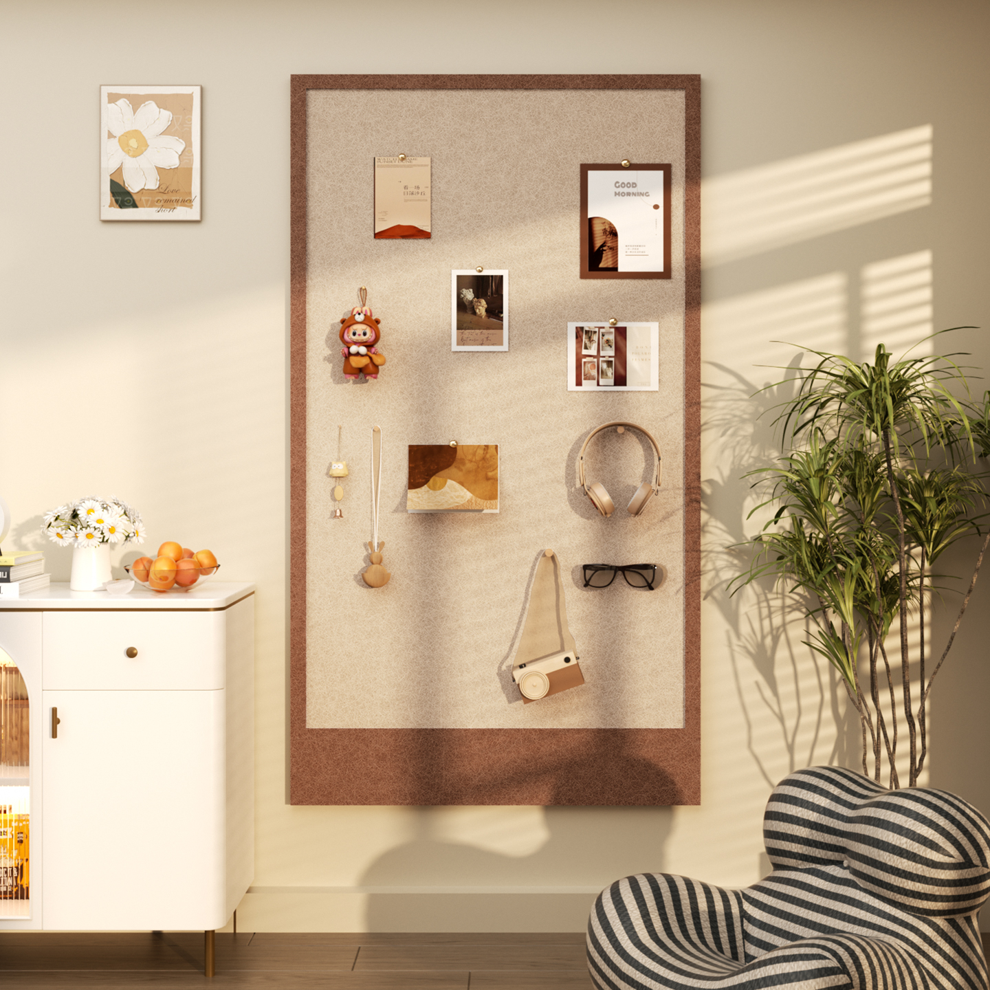 毛毡板墙贴高级感软木板