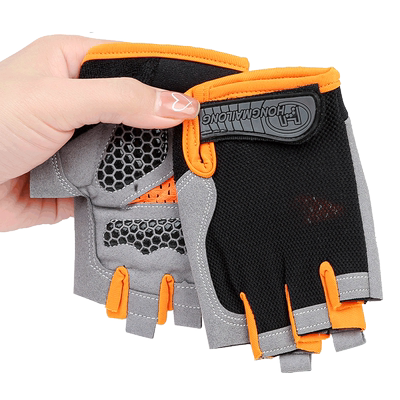 儿童骑行运动半指手套透气防滑夏