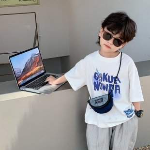 2023夏季 儿童包包潮酷男童宝宝斜挎包小男孩洋气配饰零钱背包 新款
