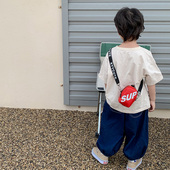 斜挎包帅气男童零钱包背包潮 洋气时尚 儿童迷你小胸包2022夏季 新款