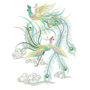 中国风唐装 带定制 旗袍汉服来料加工民族风电脑刺绣花素材设计制版