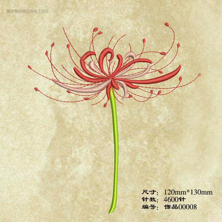 家用绣花机EMB唐装汉服来料加工