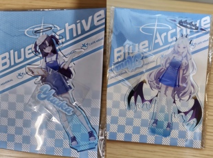 日谷 蔚蓝档案memorial cafe线下联动立牌日奈优香立牌 原袋未拆