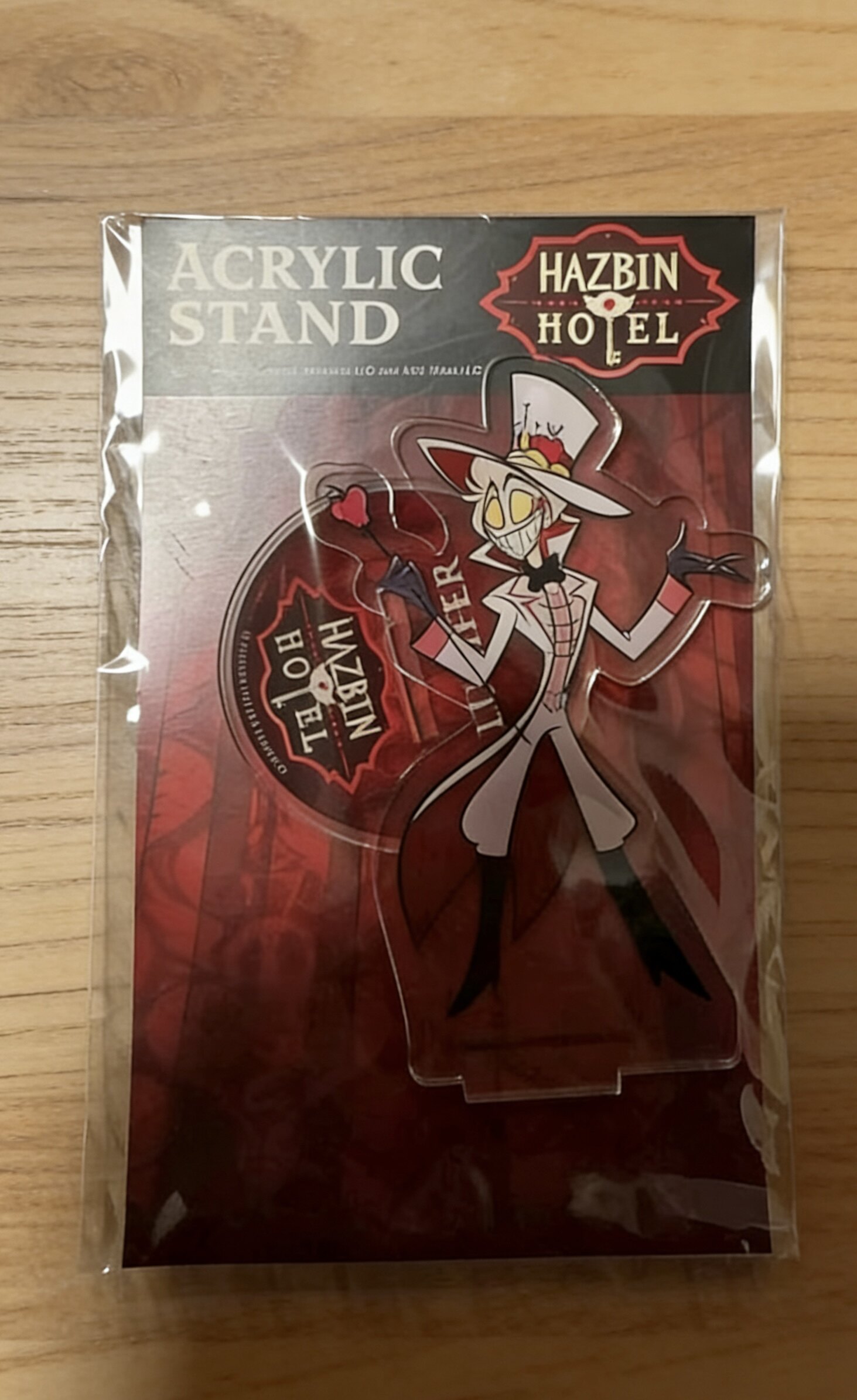 日谷地狱客栈 hazbinhotel 路西法lucifier快闪限定立牌 原袋未拆