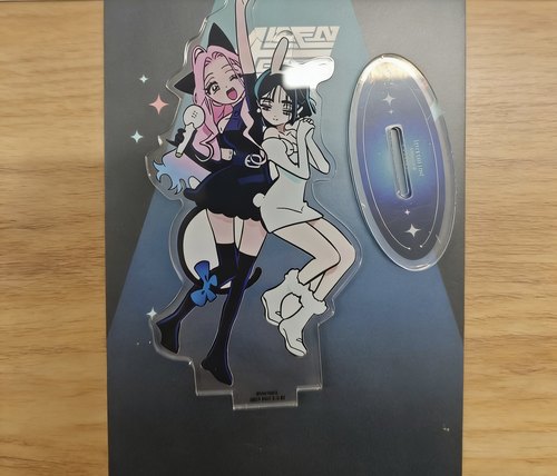 韩谷现货 异形舞台三周年韩咖快闪sua misu双人立牌 韩散有背板