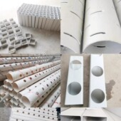 PVC水管加工切割开孔PVC水管半圆片PVC渗水管PVC水管对半切割