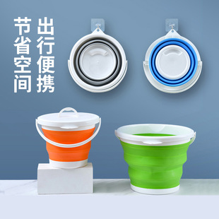 可折叠便携大容量加厚打水桶钓鱼折叠桶家用取水户外车载旅行洗车