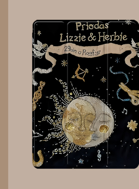 太阳神插画2021/20/19新款ipad适用air4/3/2气囊保护套10.2/9.7寸平板2018笔槽pro11三折mini4/5苹果123壳6