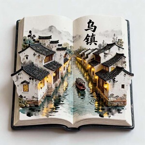 【乌镇】金属浮雕地标景区文创合金磁吸装饰旅游纪念冰箱贴