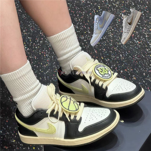 耐克AJ1女子低帮缓震耐磨篮球鞋