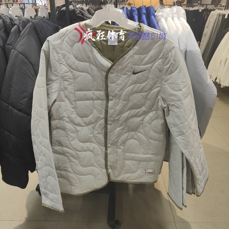 Nike 男子蛇年限定宽松刺绣小勾保暖薄棉服外套夹克HV8204-072,运动服/休闲服装,运动茄克/外套,淘宝优惠券,粉丝福利购,淘宝优惠卷