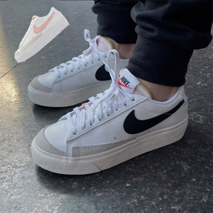 101 Nike 103 DJ0292 耐克女子厚底增高運(yùn)動休閑板鞋 BLAZER LOW