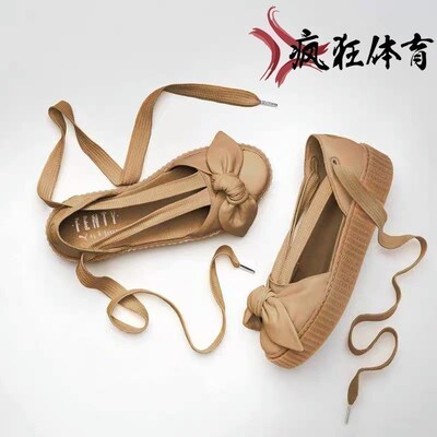 彪马蕾哈娜同款绑带凉鞋