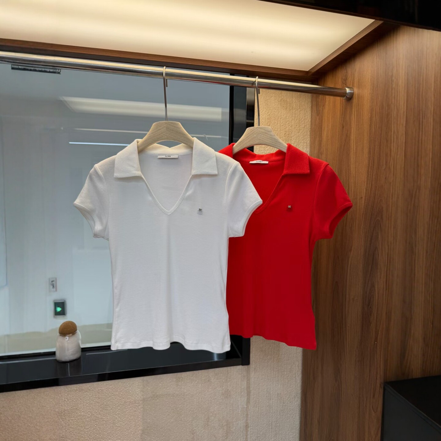 2026春夏新款韩版POLO领弹力修身简约基础打底纯色短袖T恤上衣