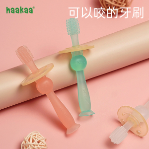 宝宝训练牙刷硅胶软毛0-1-2岁婴儿婴幼儿口腔清洁儿童360度乳牙刷