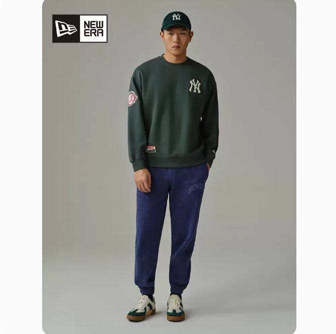 NEWERA纽亦华圆领MLB套头衫