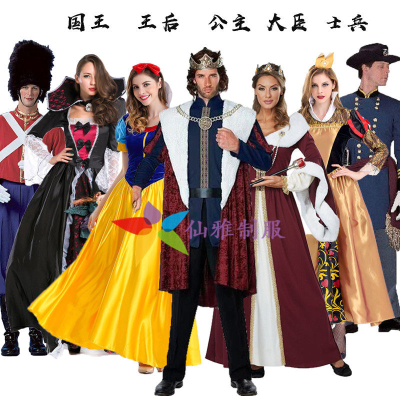 灰姑娘裙冰雪爱莎贝尔国王服装