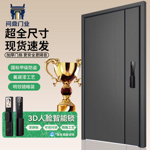 甲级防盗门进户门家用隔音新款国标4级农村自建房大门入户子母门