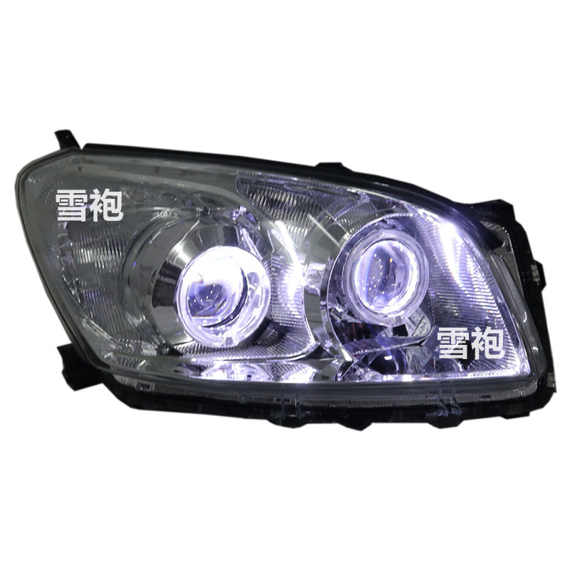 09-12款RAV4大灯总成改装双透镜