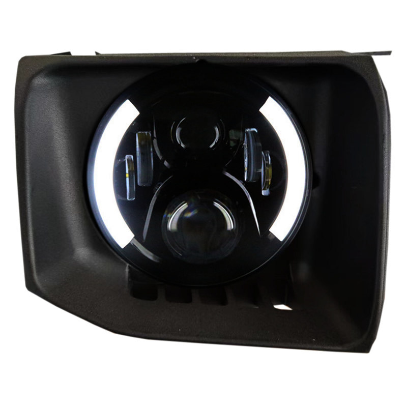 奇兵黑金刚复古大灯总成改装