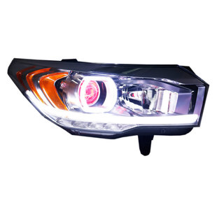15-19款传祺GS4激光大灯总成改装LED灯流光前大灯双光透镜适用于