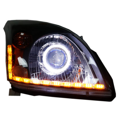 日行灯霸道2700大灯总成改装